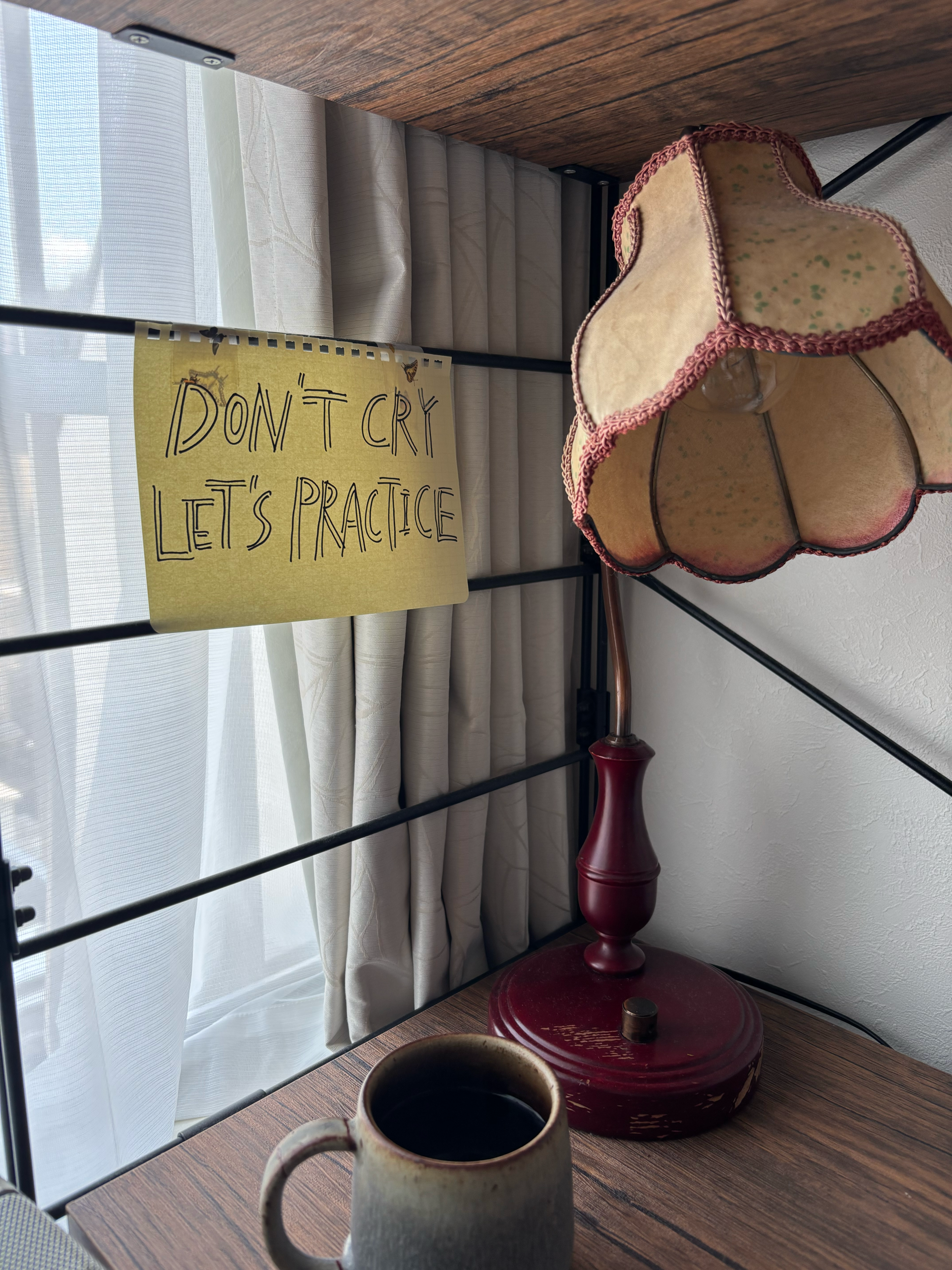 DON’T CRY, LET’S PRACTICE